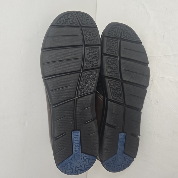 Birkenstock Minot Unisex Brown Leather and Fabric /Textile Black Shoes - Picture 13 of 14